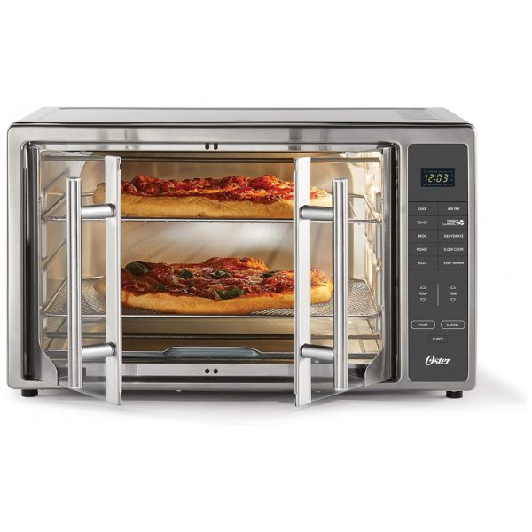 ectq5bhzsxm80b_0 jpg - Forno Elétrico de Bancada 42L com Controle de Temperatura e Temporizador, Aço Inoxidável, 110v, OSTER 2142008, Prateado