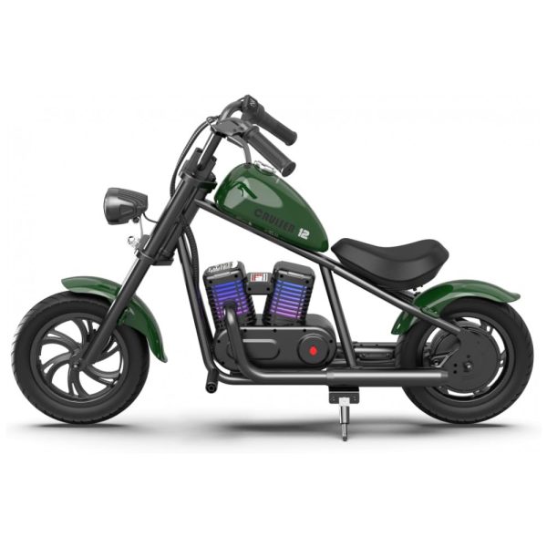 ectq5bmg2qfc0b_0 jpg - Moto Elétrica Infantil a Bateria 24V 160W com 3 Velocidades, Atinge até 16 KM, H, HYPER GOGO, Verde Pinho