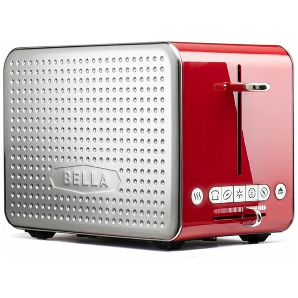 ectq5l3x531b0b_0 jpg - Torradeira 2 Fatias com Tela Digital, Bandeja de Migalhas Removível e Controle de Temperatura, BELLA, Vermelha