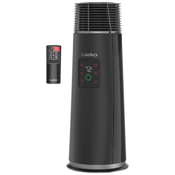 ectq5zfd3kx80b_0 jpg - Aquecedor Elétrico de Cerâmica com 3 Modos e Proteção Contra Tombamento, 1500W 110V, Lasko CT24362, Preto