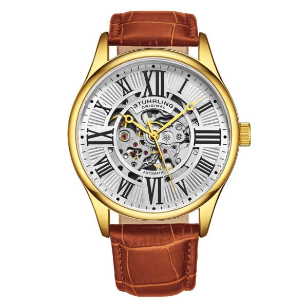 ectq5_2493_0 jpg - Relógio Masculino Stuhrling Atrium 3942 Automático 42mm, Marrom