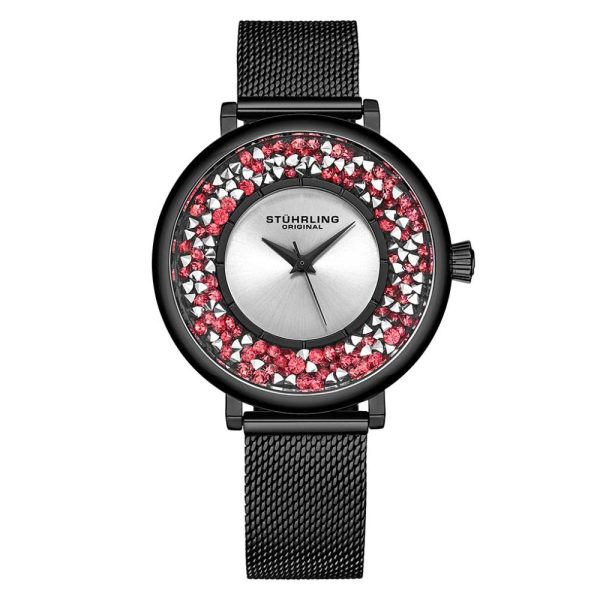 ectq60_a397_0 jpg - Relógio Feminino Stuhrling 793A Quartzo 38mm, Preto Clássico