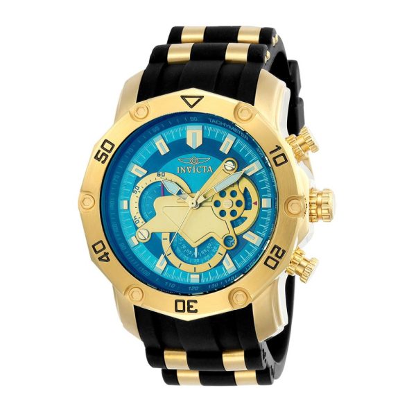 ectq62432_gz_vni_0 jpg - Relógio Masculino Pro Diver SCUBA, Invicta ZG 23426, Preto e Dourado