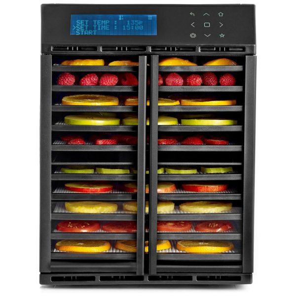 ectq6gyhc9m10b_0 jpg - Desidratador de Alimentos, 10 Racks Controlador Digital, 550W, 110v, EXCALIBUR RES10, Preto