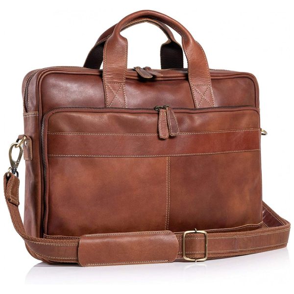 ectq6htq4t390b_0 jpg - Bolsa, Maleta de Couro Masculina para Laptop, KOMALS PASSION LEATHER, Marrom