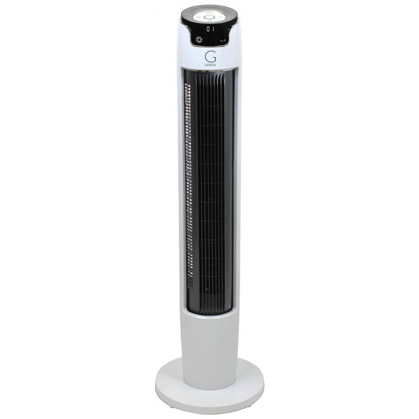 ectq6jb3f7970b_0 jpg - Ventilador de Torre Oscilante com Tecnologia Max Air Quiet e Controle Remoto, 110V 60W, Genesis G5TOWERFAN, Branco