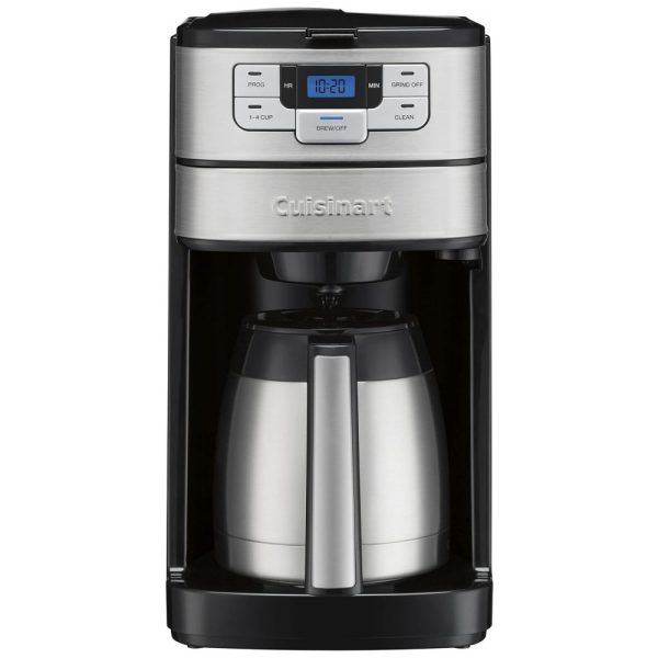 ectq6pjfpcd80b_0 jpg - Cafeteira Automática até 10 Xícaras com Jarra de Vidro, Cuisinart DGB 450, 110V, Cinza