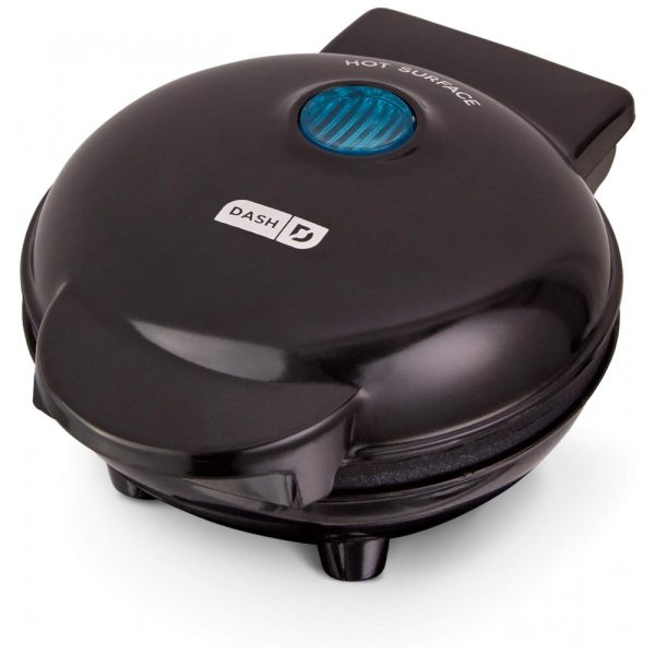 ectq6tfzqx010b_0 jpg - Máquina de Waffle, Aço Inoxidável, 110v, DASH DMG001BK, Preto