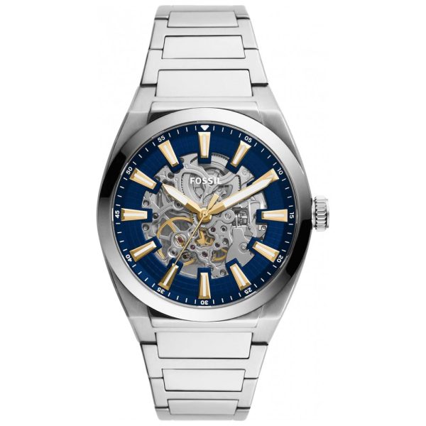 ectq6zyhsjv90b_0 jpg - Relógio Masculino Automático Mostrador Mecânico com Pulseira de Aço Inoxidável, Fossil ME3220, Prata e Azul