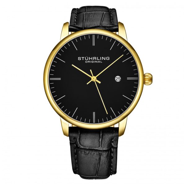 ectq6_7993_0 jpg - Relógio Masculino Stuhrling Rasa 3997 Quartzo 40mm, Preto