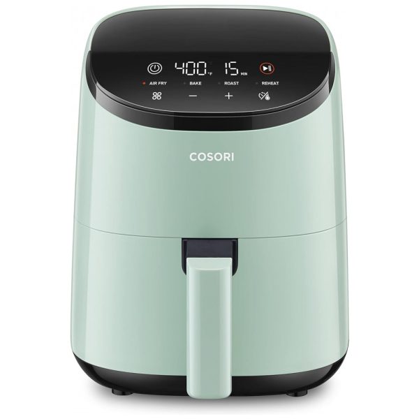 ectq71hypfdb0b_0 jpg - Fritadeira Elétrica Airfryer 2 Litros 4 em 1 com Cesto Antiaderente e Painel Digital, 110V 900W, COSORI, Verde