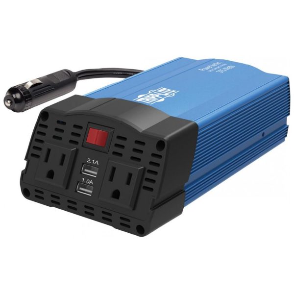 ectq71zzgzm10b_0 jpg - Inversor de Potência Automotivo 375W, 12V, com Porta USB e 2 Tomadas, TRIPP LITE PV375USB, Azul