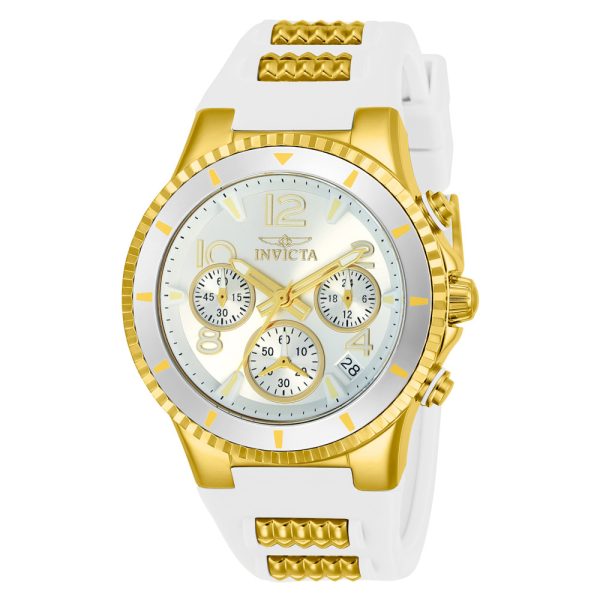 ectq78142_vni_0 jpg - Relógio Feminino de Quartzo BLU, Invicta 24187, Branco e Dourado