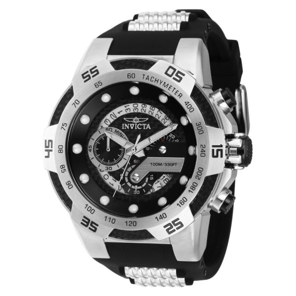 ectq79563_gz_vni_0 jpg - Relógio Masculino de Quartzo Speedway, Invicta ZG36597, Preto e Prata