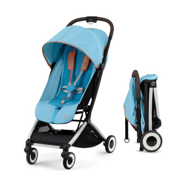 ectq7qcnk36c0b_0 jpg - Carrinho de Bebê Ultraleve com Almofada do Assento, Alça de Transporte e Dobra Rápida com Uma Mão, Cybex Orfeo, Azul Claro