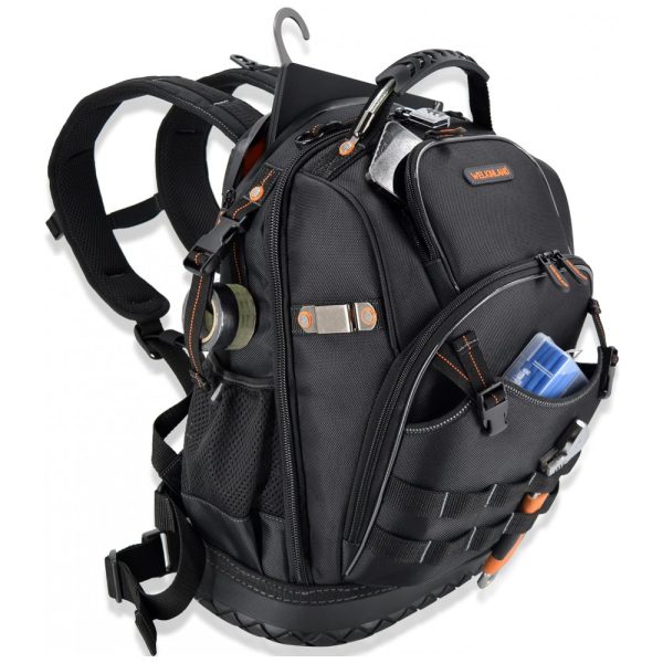 ectq7qkg4x990b_0 jpg - Mochila de Ferramentas Organizadora com 77 Compartimentos, WELKINLAND, Preto