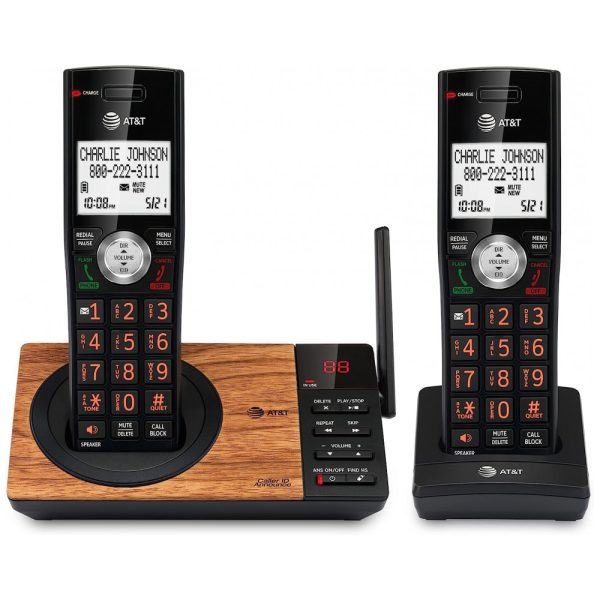 ectq7sc994290b_0 jpg - Telefone sem Fio com Secretária Eletrônica e Bloqueio de Chamada, 2 Unidades, ATT CL82267, Preto