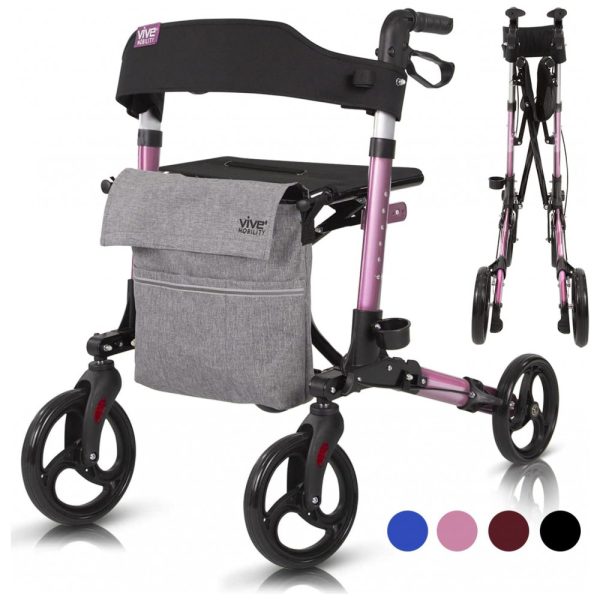 ectq7sjs9ph70b_0 jpg - Andador Adulto Idoso Vive Mobility com Assento e Super Leve, Suporta até 136 Quilos, Rosa