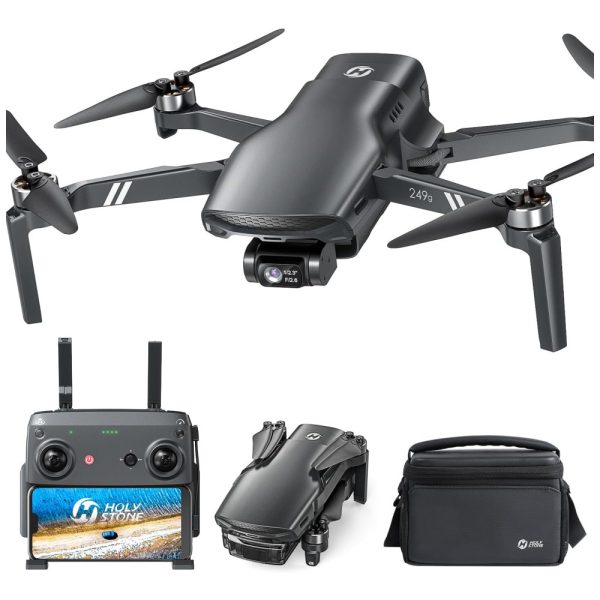 ectq7v5l1gyc0b_0 jpg - Drone e Acessórios para Adultos com Câmera 4K, Transmissão de Vídeo 4K 30 FPS até 6 km, Retorno Automático, Função Seguir e Cardan Sem Escova de 3 Eixos, Holy Stone HS900, Preto