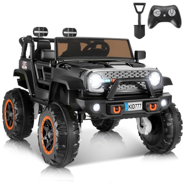 ectq7yr5bldd0b_0 jpg - Carro Elétrico Infantil, Jeep 4x4 com Controle Remoto, 2 Lugares, Música via Bluetooth e Luzes LED, 24V, Hikole, Preto