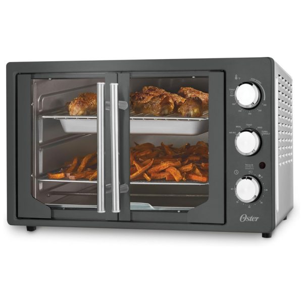 ectq7ytlsf1c0b_0 jpg - Forno Elétrico de Bancada em Aço Inoxidável com Função Air Fryer, Temporizador de 60 Minutos, 6 Funções de Cozimento, 110V 1700W, Oster, Prata