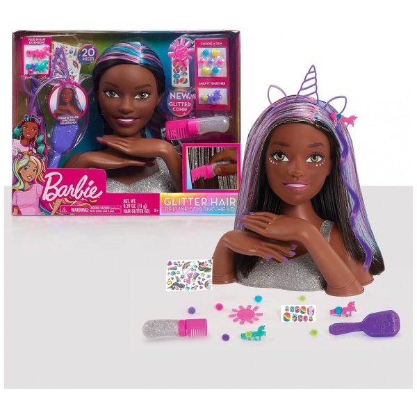 ectq7yyq2b380b_0 jpg - Barbie Deluxe Cabelereira com 20 Acessórios para Crianças de 5 a 12 Anos, JUST PLAY 63526, Violeta