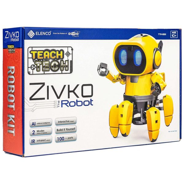 ectq7zjsdvn70b_0 jpg - Robô Interativo com Sensor Infravermelho para Aprendizagem STEM, Elenco, Amarelo