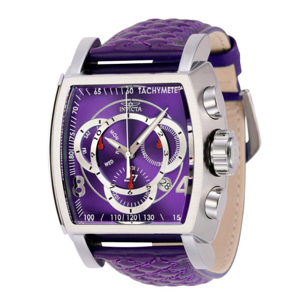 ectq83044_vni_0 jpg - Relógio Masculino Analógico de Quartzo 48mm, Invicta S1 Rally 44038, Roxo