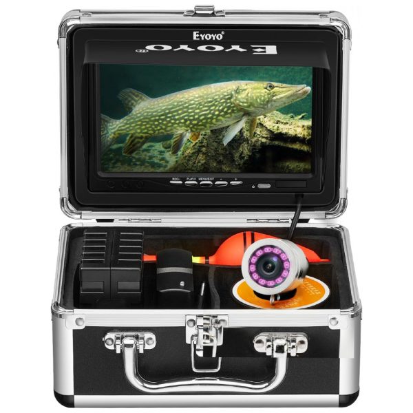 ectq84516mq70b_0 jpg - Câmera de Pesca Subaquática Portátil à Prova d com Monitor, Luzes Infravermelhas, Cabo 30 M e Cartão SD de 8GB, EYOYO, Preto