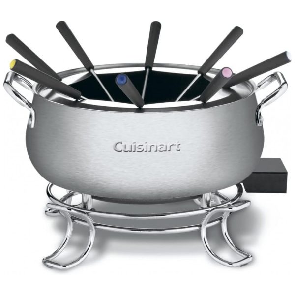 ectq84rr81000b_0 jpg - Panela de Fondue Elétrica 2.8 L com 8 Garfos, 1000W, Aço Inoxidável, 110v, CUISINART CFO 3SS, Prateado