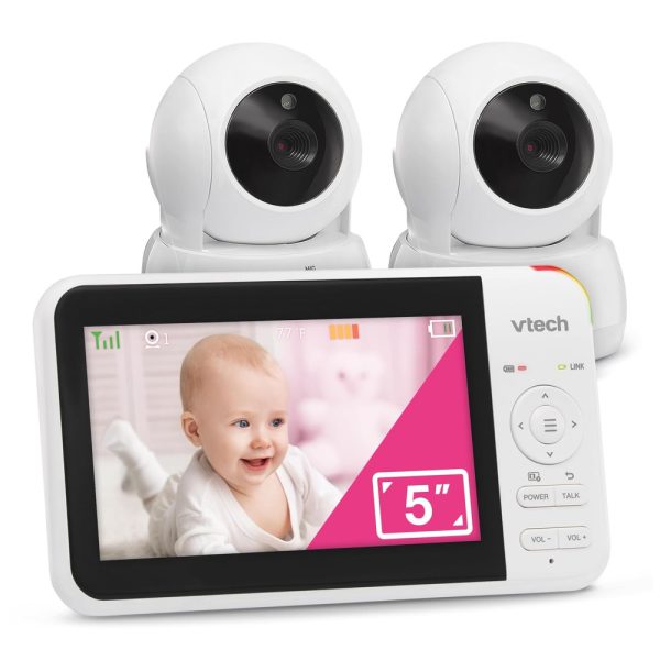 ectq853vc39b0b_0 jpg - Babá Eletrônica com 2 Câmeras Remotas Pan Tilt Zoom, Tela LCD , Áudio e Streaming de até 17 Horas, VTech VM924 2.