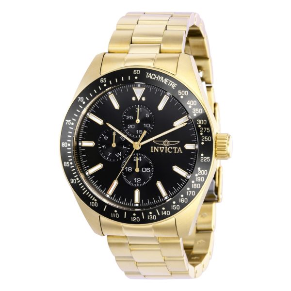 ectq86983_vni_0 jpg - Relógio Masculino com Pulseira em Aço Inoxidável, Invicta Aviator, Ouro 38968