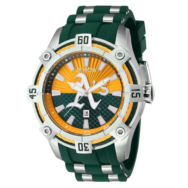 ectq87234_gz_vni_0 jpg - Relgio Masculino Invicta MLB Oakland Athletics em Ao Verde 52mm