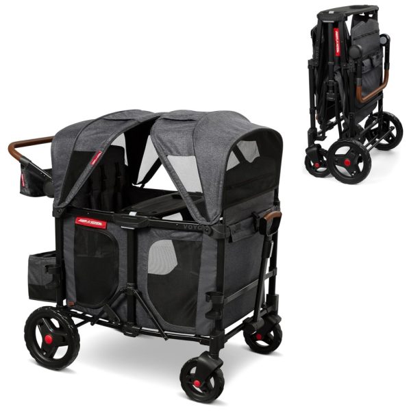 ectq87t7hmdc0b_0 jpg - Carrinho de Passeio Vagão para 4 Crianças Modelo Voya XT, Marca Radio Flyer, Cinza