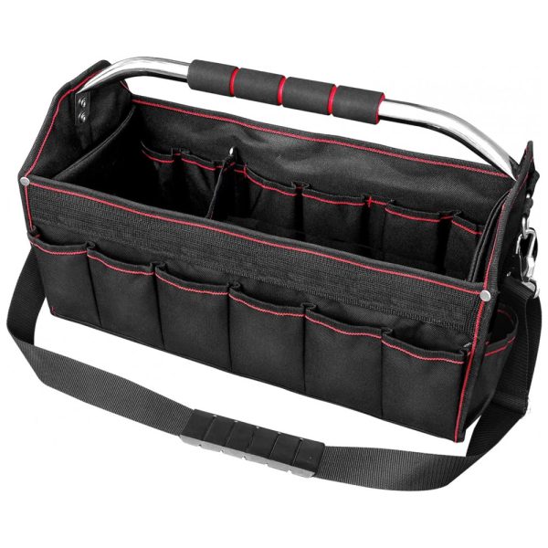 ectq8hfq72c70b_0 jpg - Bolsa de Ferramentas Organizadora com 27 Compartimentos, HAUTMEC HT0020 TB, Preto