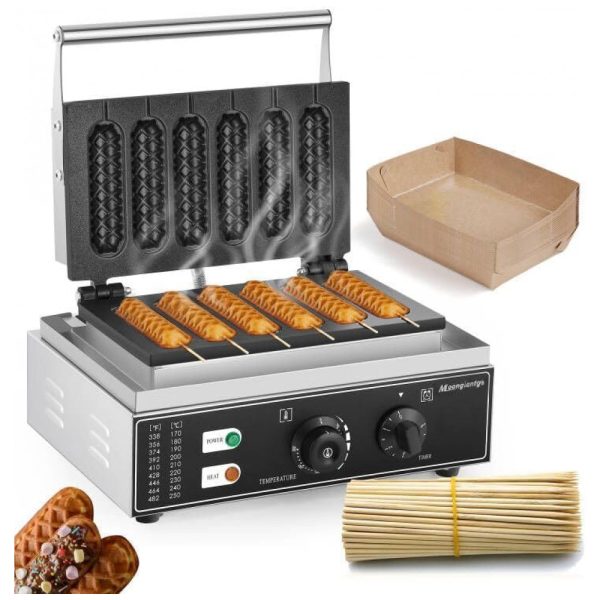 ectq8j1rvw890b_0 jpg - Máquina de Hot Dog Profissional até 6un Por Vez em Aço Inoxidável, 110V 1550W, Moongiantgo, Prata