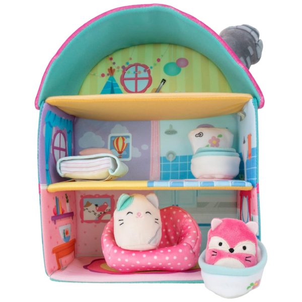 ectq8ph6v1g80b_0 jpg - Kit 2 Pelúcias Squishmallows de 5 cm BLAIR e FIFI com Playset para Crianças, Squishville SQM0076, Colorido