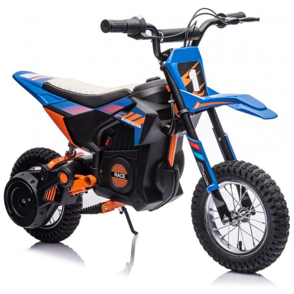 ectq8ttmqd6c0b_0 jpg - Moto Elétrica Off Road Infantil a Bateria 24V com Motor de 250W, Atinge 22 KM, H, PALBYS, Azul