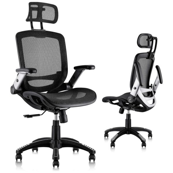 ectq8xbxb8y70b_0 jpg - Cadeira de Escritório Reclinável Ajustável Ergonômica Giratória, GABRYLLY PF 01, Preto