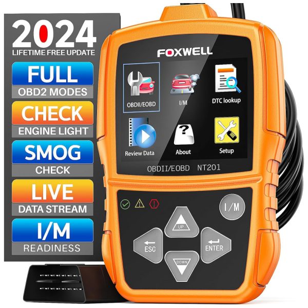 ectq92ekr6n10b_0 jpg - Scanner de Motor Automotivo Diagnóstico OBD2 com 10 Modos, FOXWELL NT201, Laranja