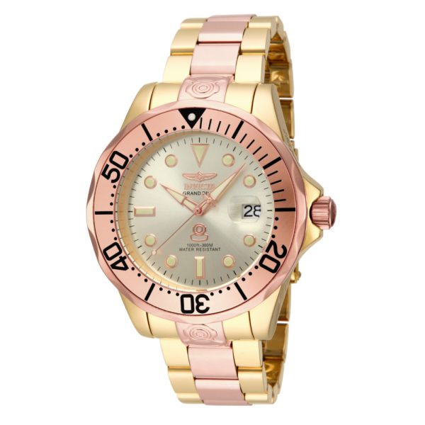 ectq93061_gz_vni_0 jpg - Relógio Masculino Pro Diver Automático, Invicta ZG 16039, Dourado e Ouro Rosa