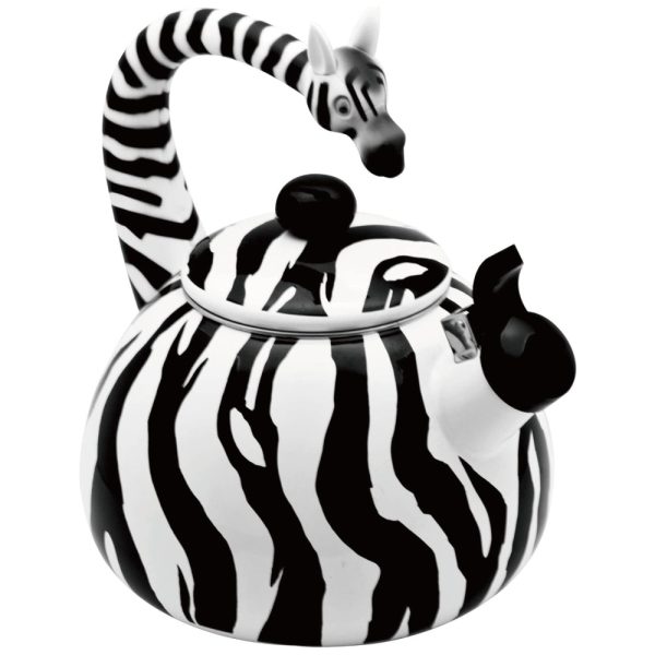 ectq9djqnrv80b_0 jpg - Chaleira de Chá 2.1 Litros em Esmalte com Apito, UP Zebra, Branca e Preto