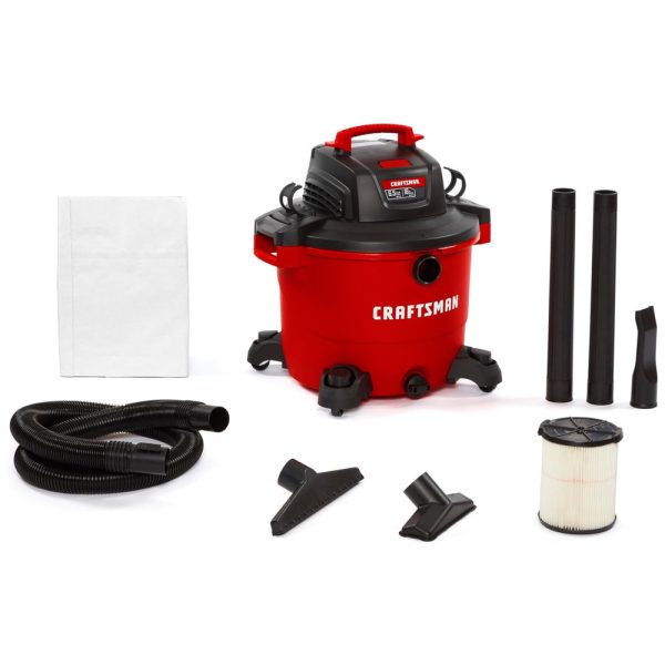 ectq9gnc48h70b_0 jpg - Aspirador de Pó Seco e Úmido 60L, 110v, CRAFTSMAN CMXEVBE17595, Vermelho