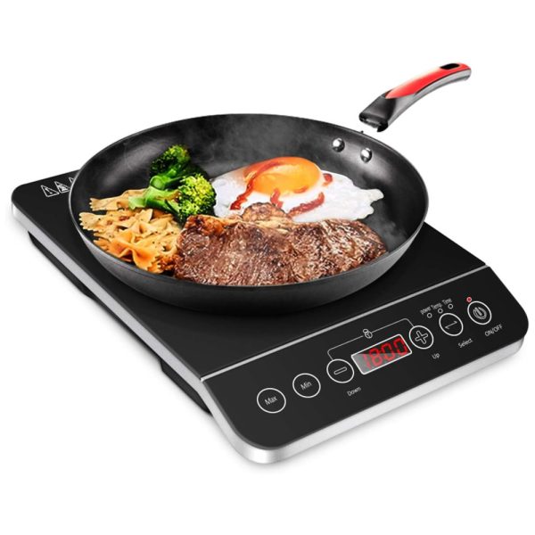 ectq9p3tg1xc0b_0 jpg - Cooktop Elétrico Portátil de Indução com Queimador Único, 10 Temperaturas, 9 Ajustes de Potência e Temporizador, 110V 1800W, Cusimax, Preto