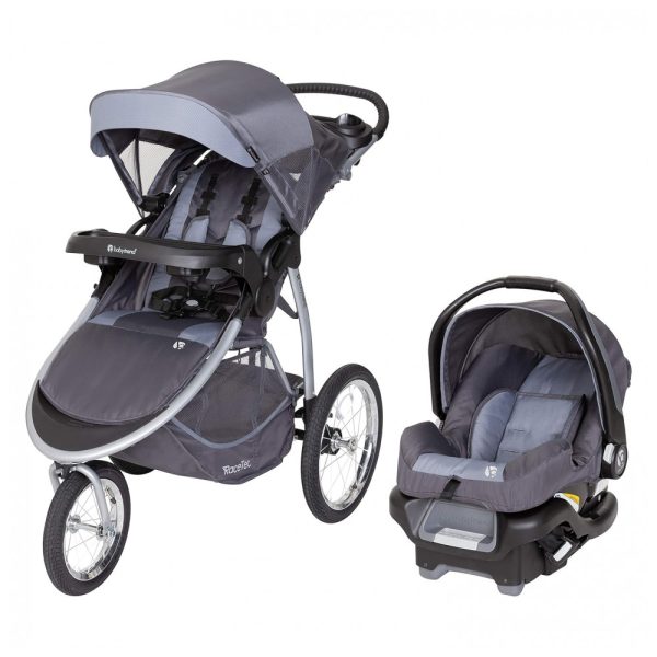 ectq9yk9xhz70b_0 jpg - Carrinho de Bebê com Cadeira para Carro Baby Trend com Posição de Reclinação Ajustáveis, Cinza