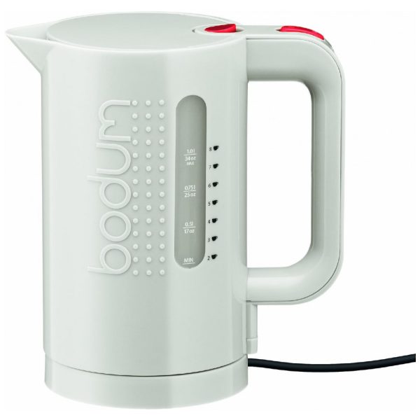 ectqanrl15800b_0 jpg - Chaleira Elétrica 1L com Desligamento Automático, 1100W, Branca, 110v, BODUM 11452 913US, Branco