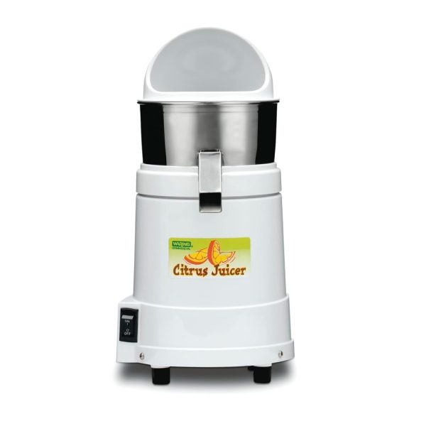 ectqatts0n100b_0 jpg - Centrifuga de Frutas Profissional com Motor Silencioso e Proteção Contra Respingos, 110V 375W, Waring JC4000, Branca