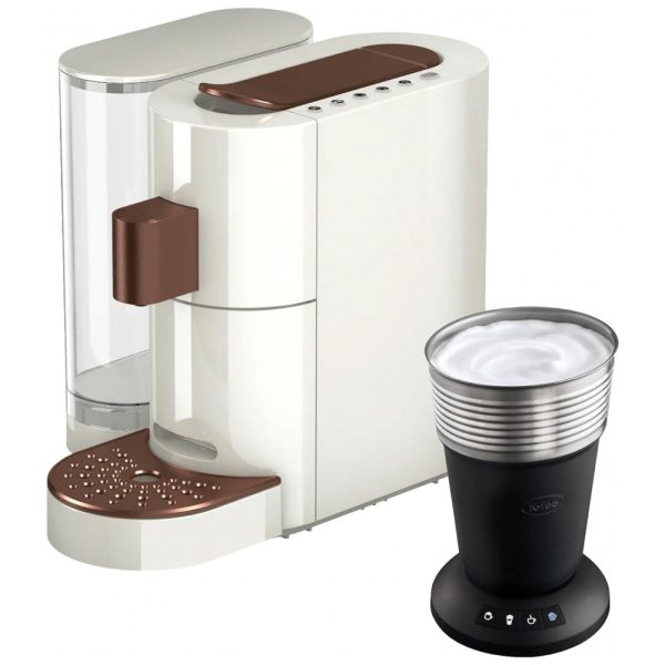 ectqb1w6hzx70b_0 jpg - Cafeteira Elétrica Expresso Automática, Capacidade 1L, Branca, 110v, K FEE, Branco