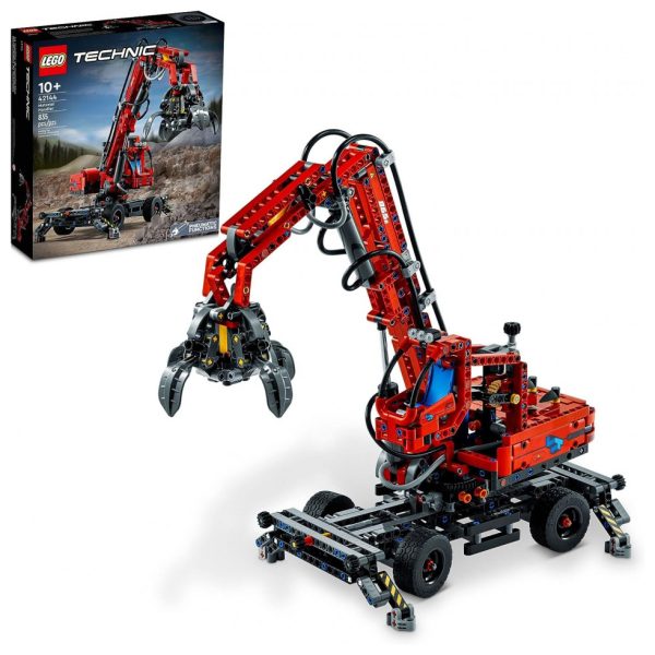 ectqb2j37tx90b_0 jpg - LEGO Technic Material Handler Crane 42144 Building Set for Ages 10 A Gift for Kids Who Love Pneumatic Models and Construction Site Toys 835 Pieces