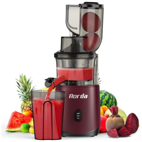 ectqblchtnzc0b_0 jpg - Centrifuga de Frutas com Motor Silencioso, Proteção Contra Superaquecimento e Design Compacto, 110V 200W, Aorda, Vermelho